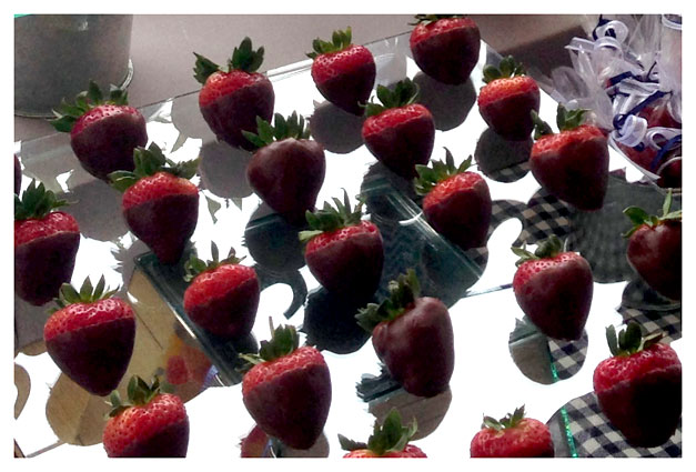 Fresas con chocolate