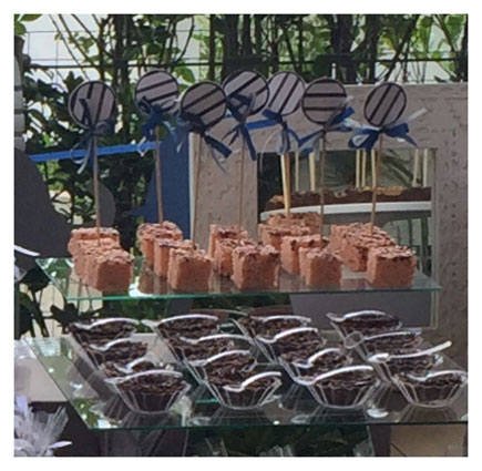 Mesa de dulces Baby Shower Cereal